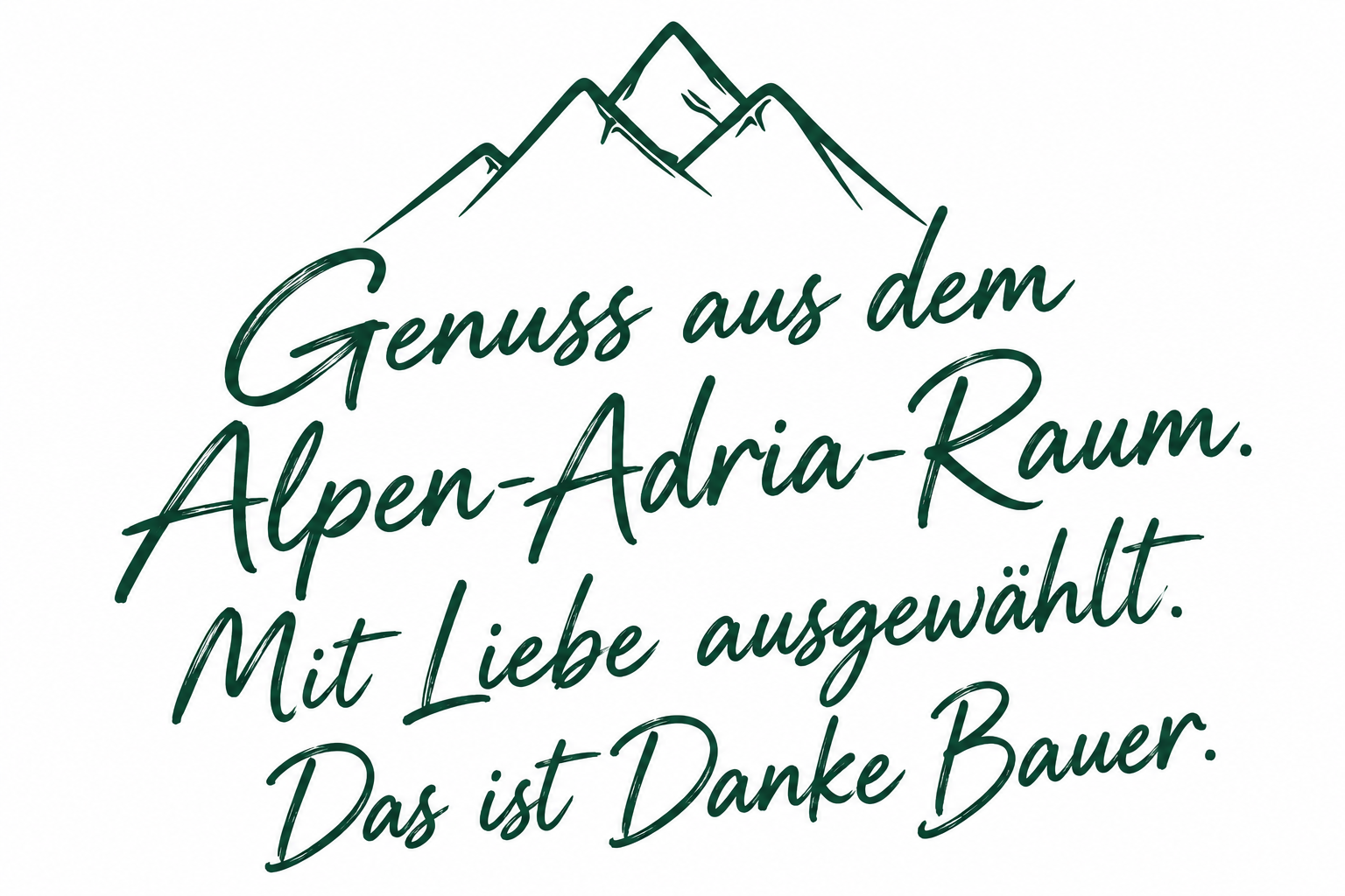 Danke Bauer Genuss Alpen-Adria