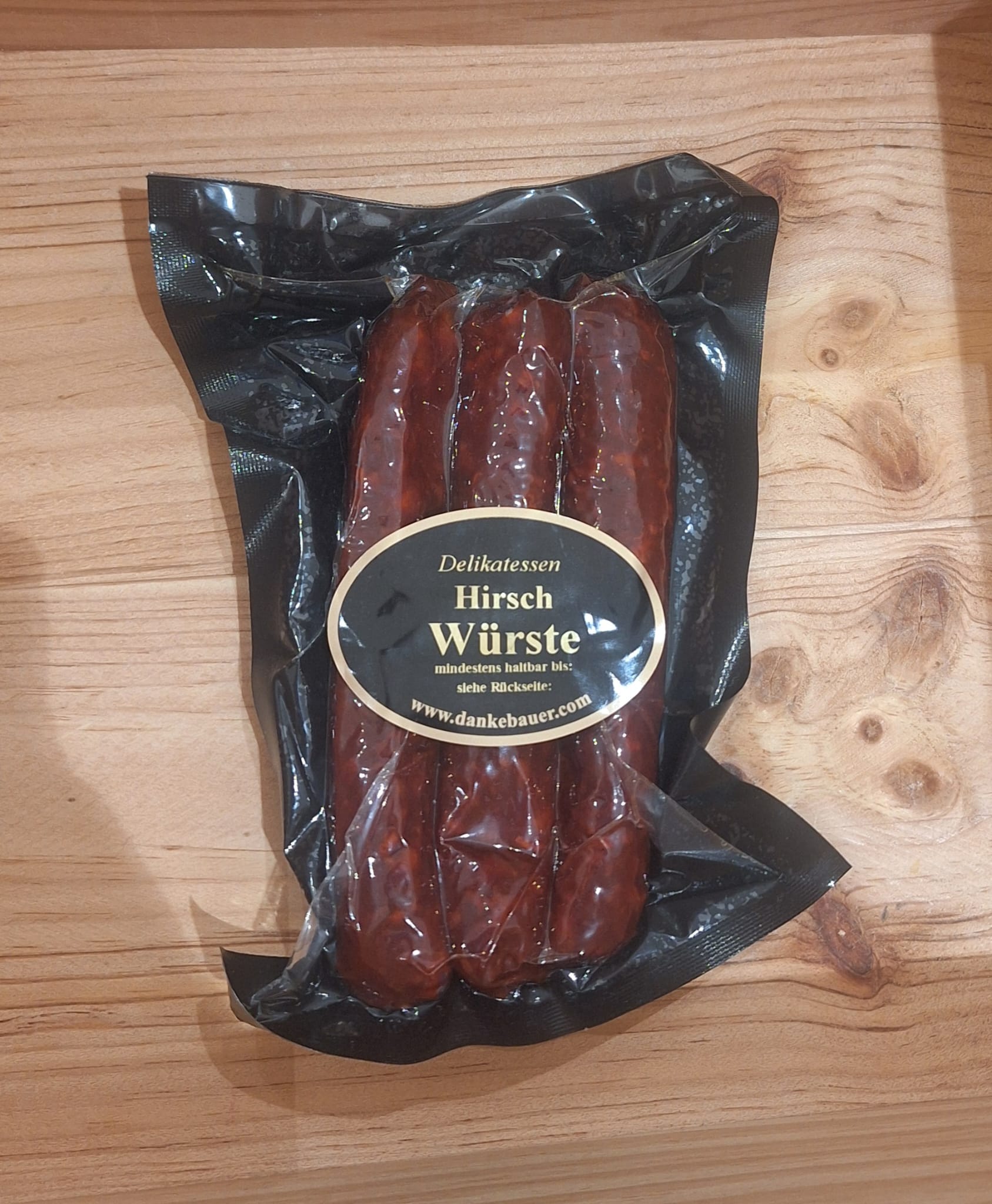 Hirsch Würste – 3 Stück ca. 180 g – Bild 2
