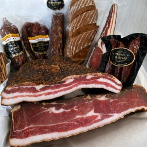 Kärntner Speck Jausen Vorrat der lange haltbar ist zum SUPERSONDERPREIS