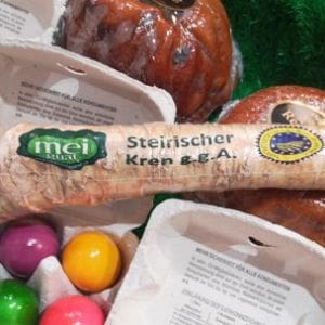 Kren Krenwurz Merrettich kaufen Osterjause scharf würzig geschützter geographischer Angabe