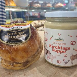 Villacher Kirchtagssuppe und Kirchtag Reindling Kombo