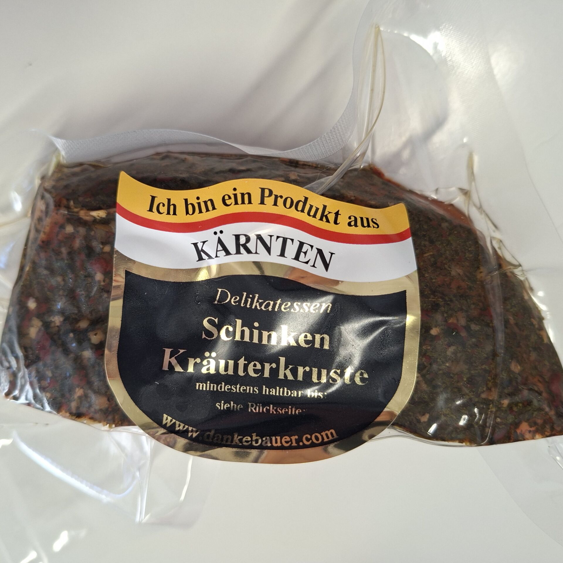 Gailtaler Schinken in Kräuterkruste aus Kärnten am Stück ca 300g
