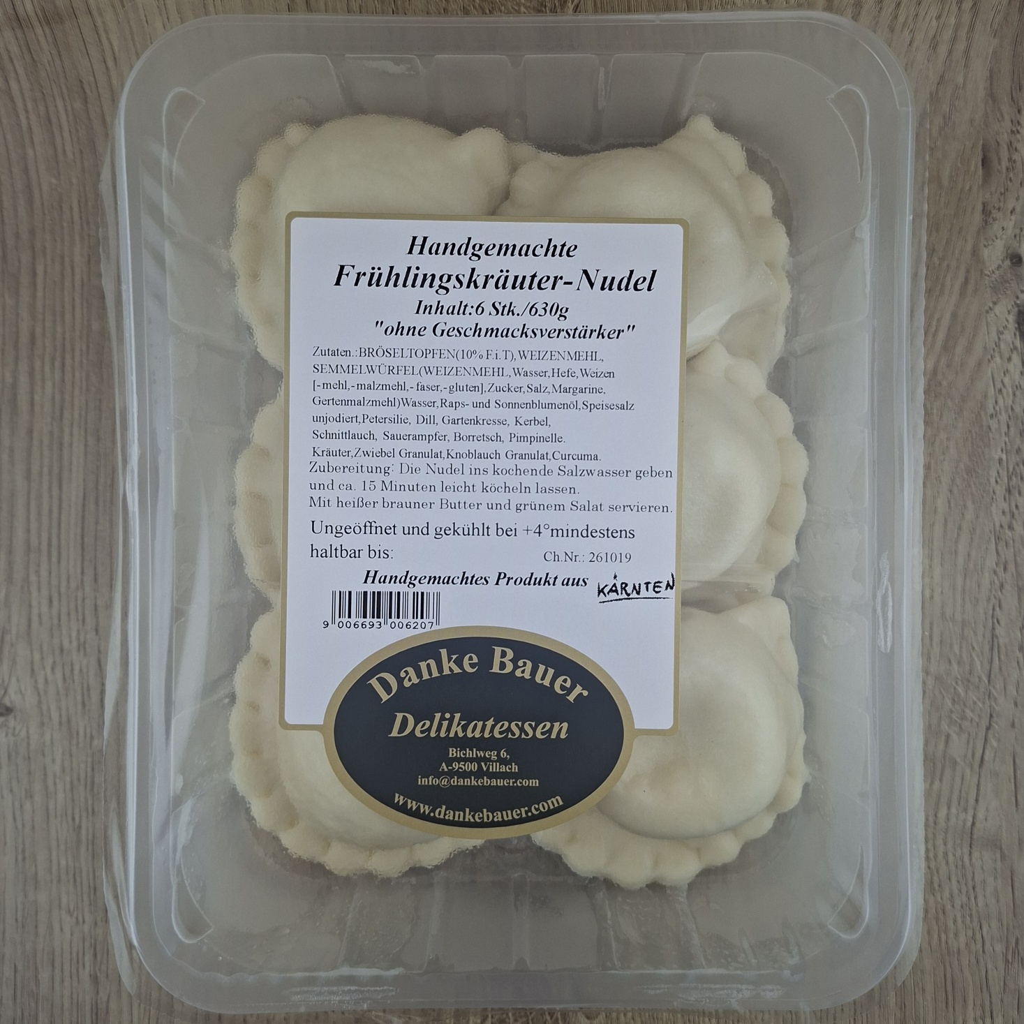 Kärntner Frühlingskräuter-Nudeln – 630 g