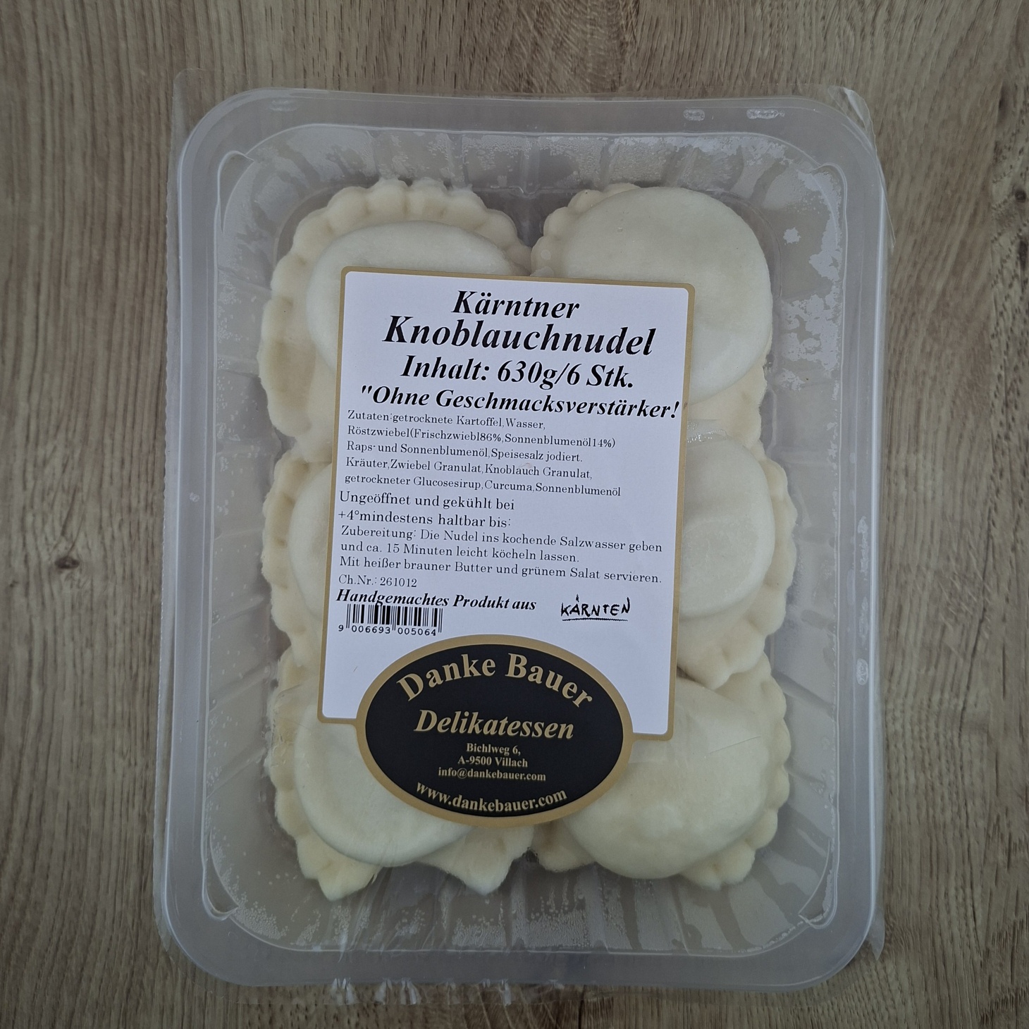 Kärntner Knoblauchnudel - 6 Stück, ca 630g