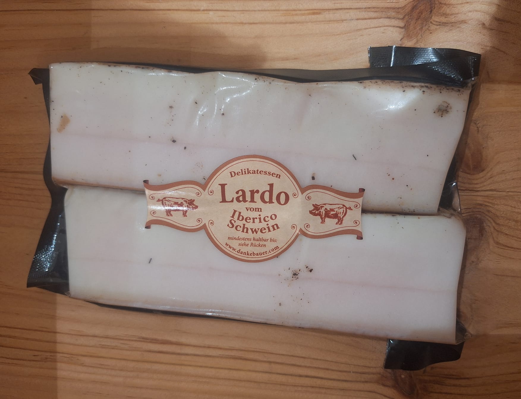 Lardo vom Ibérico Schwein – 200g