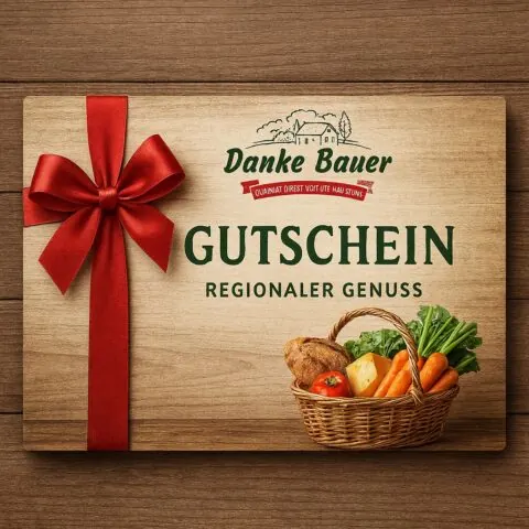 Danke Bauer Wertgutschein