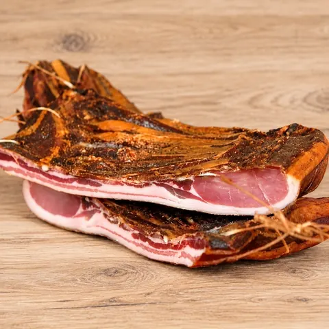 Bauch-Karree-Speck aus Südtirol – ca. 330g – Originalproduktfoto