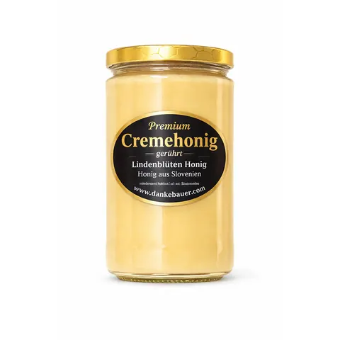 Cremehonig im Glas