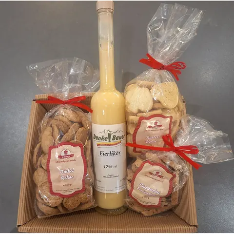Geschenkskorb Schleckermäulchen – verpackte Spezialitäten