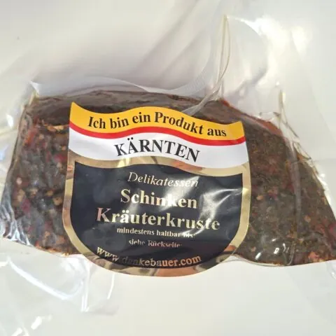 Gailtaler Schinken in Kräuterkruste aus Kärnten am Stück – ca 300g