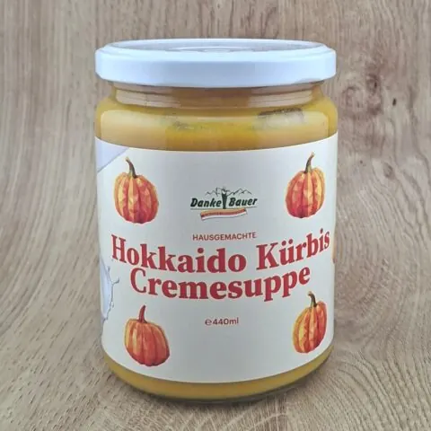 Hausgemachte Kürbiscreme Suppe – 440ml